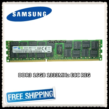 Samsung servidor de memória 16GB DDR3 1333MHz ECC REG Registrar DIMM 16G PC3L-10600R RAM 240pino 10600 1.35 V