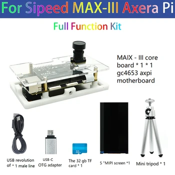 Para Sipeed MAX-III Axera Pi Função Completa do Kit de 2GB LPDDR4X 3733Mhz 4K@30Fps AI Soc Suporte Dual RGMII/RMII Interface