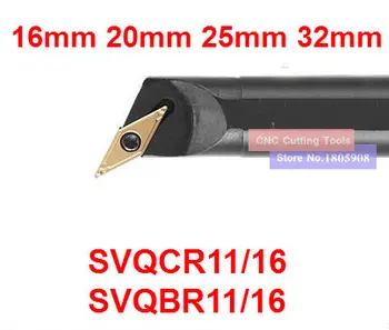 1PCS S16Q-SVQCR11 S20R-SVQCR11 S20R-SVQCR16 S25S-SVQCR16 S32T-SVQCR16 SVQCR16 SVQCL11/16 SVQBR16/11 SVQBL11/16 Ferramentas para Torneamento CNC