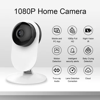 HD 1080P 3MP Câmera IP Noite monitor wi-Fi Interior de monitoramento de Tuya Inteligente de Vigilância sem Fio da Câmera de Segurança de Proteção animal de Estimação Cam