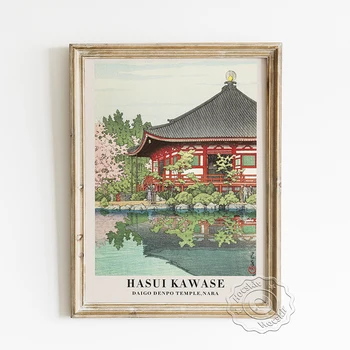 Hasui Kawase Arte De Impressão De Adesivos De Parede Do Poster De Paisagem Vintage Tela De Pintura, Sala De Estar Decoração Do Quarto
