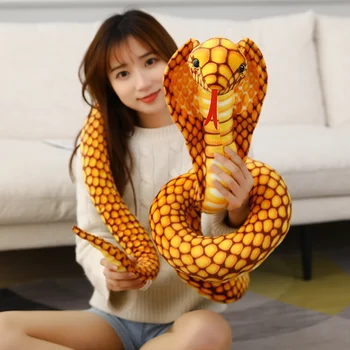 240cm Simulação Cobra de Pelúcia Gigante Cobra Animal Bonecas Macio Recheado Python Bithday Presentes Brinquedos para Crianças de Decoração de Casa
