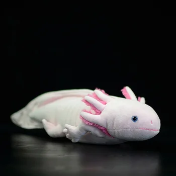 Macio Realista Axolotl Brinquedos De Pelúcia, Brinquedos Realistas Bonito Ambystoma Mexicanum Um Animal De Pelúcia Brinquedos Presentes Para Adultos Crianças
