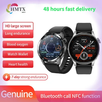 2022 novo HMTX loja oficial Smart watch Homens Tracker Monitor de Ritmo Cardíaco e a Pressão Arterial impermeável HDFull Tela de Toque de Fitness