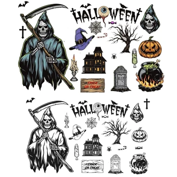 AZSG Halloween Fundo Claro Selos Para DIY Scrapbooking Decorativos Cartão de Fazer Artesanato Divertido Decoração de Suprimentos