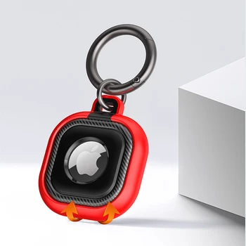 Compatível com Apple AirTag Caso Macio de Proteção Chaveiro Capa Protetor para Acessórios-Chave Anel de Cão ou Gato Coleira Localizador GPS