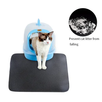 45x30cm Impermeável Gato de Estimação Lixo Tapete Dupla Camada de Maca do Gato Véu de Estimação Caixa de Maca Tapete Limpo Almofada Para os Gatos Acessórios