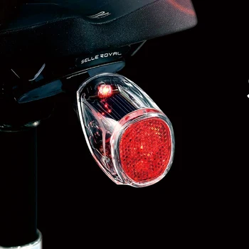 Smart Solar Moto Luz Traseira Solar Recarregável Luz de Bicicleta de Cauda Lanterna LED Lâmpada de Ciclismo
