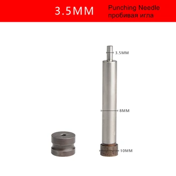 3.2 mm-8mm de Perfuração de Agulha Die Molde De Metal de Aço Inoxidável de Publicidade Luminosa Palavra de Ar Orifício da Ferramenta Pneumática Perfurador