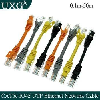 10 cm 30 cm 50 cm CAT5e UTP Ethernet de Rede de macho Para Macho Cabo Gigabit Patch Cord RJ45 Par Trançado Gig Lan Cabo Curto de 1m 2m 30m