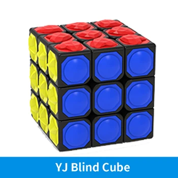 2020 Cubo Mágico 3x3x3 Yj Tátil Cubo Cego Cubo 3*3*3 Quebra-cabeça de Cubos de 61mm Mágico 3x3 Cubo de Brinquedos para Crianças Meninos Crianças Brinquedos
