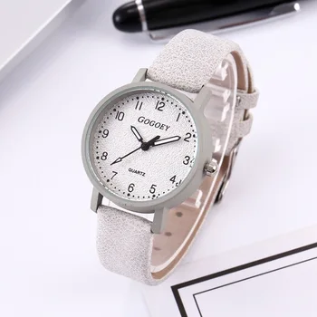 Gogoey Mulheres Pulseira de Relógio de 2022, a Nova Marca de Moda Senhoras relógio de Pulso com Pulseira de Couro Relógios de Quartzo relógio feminino montre femme
