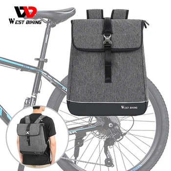 OESTE BIKE 25L Multifunções Moto Bag duplo MTB Estrada de Bicicletas Traseiro Pannier Sacos Backpack do Laptop de Viagens, Esportes de Acessórios de Ciclismo