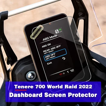 TFT LCD Painel Película Protetora Para a YAMAHA TENERE 700 Mundo Raid 2022 T700 T7 Painel Protetor de Tela de Painel de Proteção