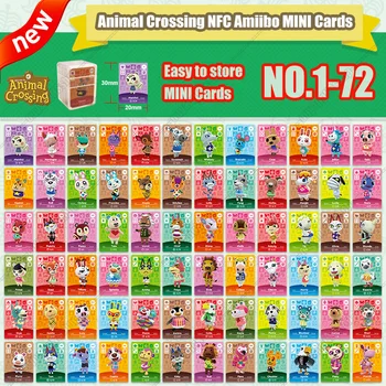 1-72 Dongsen Aldeia Amiibo Animal Crossing Mini Amiibo RV Cartão a Quinta marca para que Todos os Moradores