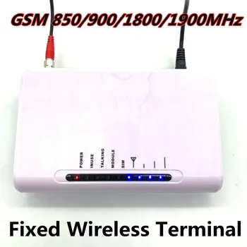 Terminal sem Fio fixo GSM 850/900/1800/1900MHz sem Fio de Plataforma de Acesso pstn Discagem DTMF para telefones Fixos de alarme display de led