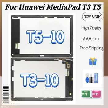 LCD Para o Huawei MediaPad T3 T5 10 MI-L03 AGS-L09 AGS-W09 AGS2-L09 AGS2-W09 AGS2-L03 Touch Screen Digitalizador Com Moldura