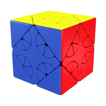 MOYU Meilong HunYuan Oblíqua de Giro de cubo—1/2/3 Profissional Cubo Mágico Pyramind Cubo Mágico Quebra-cabeça de Brinquedos Educativos Para Crianças
