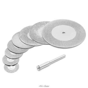 5pcs 16mm Diamonte Discos de Corte & Broca de Haste Para Ferramenta rotativa Lâmina