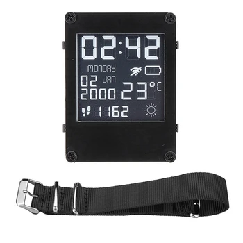 ESP32 Smart Watch ESP32 E-Relógio wi-FI Bluetooth Programável, Relógio E-Paper Ver Com Open Source de Hardware E Software