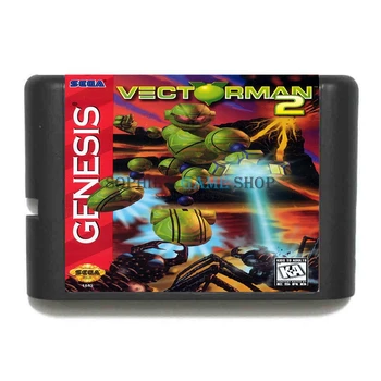 Vectorman 2 Cartucho do Jogo de 16-bit Jogo de cartas Para Sega Mega Drive / Genesis Sistema