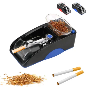Automático Cigarro Máquina de Rolamento UE/EUA Plug Tabaco Recheio Recheio de Enrolamento de Rolos de Moldagem Maker Elétrica DIY de Fumar Ferramenta
