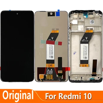 Original Para Xiaomi Redmi 10 21061119AG 21061119DG 21061119AL Display LCD Touch Digitalizador conjunto do Sensor Redmi10 de Exibição
