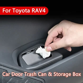 A Porta do carro de Armazenamento de Caixa de caixote de Lixo, Organizador de Ajuste Para Toyota RAV4 2020 2021 a Arrumação Arrumação Durável Acessórios de decoração