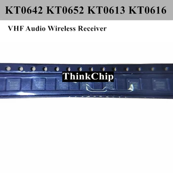 (10pcs) KT0641 KT0651 KT0642 KT0652 KT0623 KT0613 KT0616 KT0622 KT0612 QFN VHF de Áudio sem Fio Receptor IC Chip