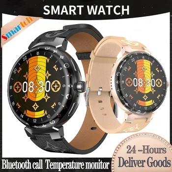 Smartwatch LV-02 de Música HD 3D Tela de Esportes Dente Azul, Chamada de Smart Watch Mulheres Homens NFC Monitor de Temperatura de Saúde Para Android IOS