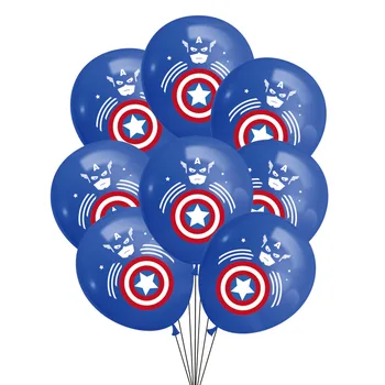 Os Vingadores Capitão América Escudo Homem De Ferro Herói De Látex Balão Banners Festa De Aniversário, Decoração De Chá De Bebê De Suprimentos Globos