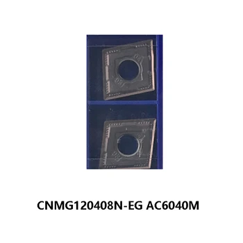 10pcs/box Original CNMG120408N-por exemplo, AC6040M Pastilhas de metal duro CNMG 120408 CNMG1204 Torno Cortador de Ferramentas de Torneamento CNC CNMG12