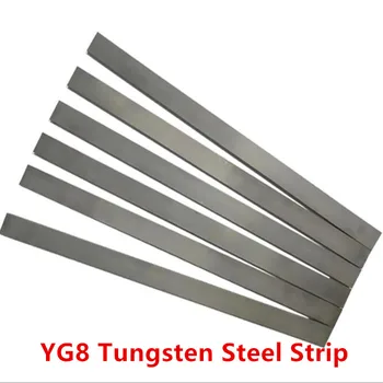 YG8 de Tungstênio de Tiras de Aço com espessura de 3mm rígido barra de liga de super rígido resistente a impacto de tungstênio peças de desgaste de aço material da lâmina