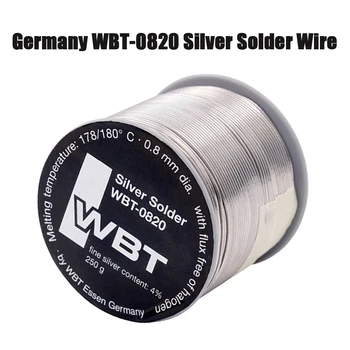 Alemanha Original WBT-0820 Prata Fio de Solda WBT 0820 0,8 mm 4% Ag Prata de Solda de Boa Qualidade