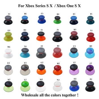 100PCS Direcional de Aderência Para o Xbox, Uma Série S / X Controlador 3D Analógico Pac Para o Xbox, Uma Elite Joysticks Tampa Sólida Botões
