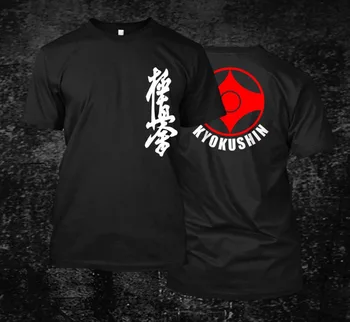 Kyokushin Karate Masutatsu Oyama de Karate do Japão - o Costume dos Homens T-Shirt de Algodão T-Shirt Lado Duplo Personalizado Aldult Adolescente Unisex