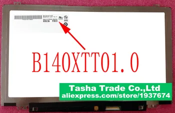 B140XTT01.0 Com TOQUE Digitador LED LCDLaptop Tela HD de 1366*768 Matriz de Substituição Original Novo