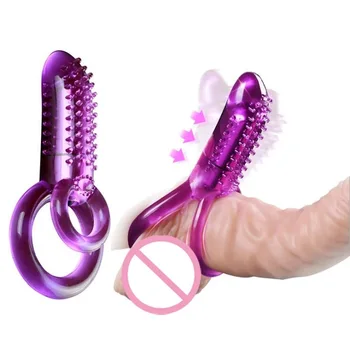 Galo Anel Vibrador de Vibração de Anéis Estimulador Clitoriano Pênis Ereto Ereção Melhorar a Capacidade do Sexo Produto, Brinquedos do Sexo para Homens
