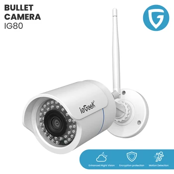 ieGeek Exterior, wi-FI Câmera de 360 Graus 1080P Inteligente Detecção de Movimento Visão Noturna IR de FTP de Segurança CCTV Câmera de Vigilância de Vídeo