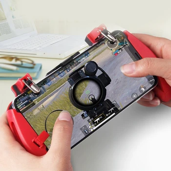 Telefone Controlador de Jogo Compatível com PUBG Mobile/Fortnitee Mobile/Call of Duty Móveis, Sensíveis Objetivo de Trigger