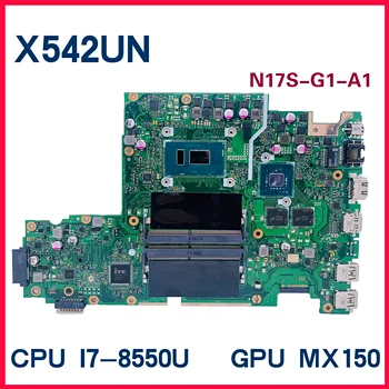 X542UN placa-mãe Para ASUS VivoBook X542UQR X542UR X542U FL8000U Laptop MotherboardW/ I3-8130U I5-8250U I7-8550U MX150 GTX1050
