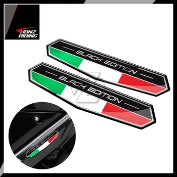 3D Moto Itália Bandeira Adesivo Italia Black Edition Decalques Estilo Carro Moto Italia Adesivos
