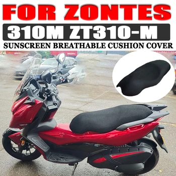 Para Zontes ZT310M 310M ZT310-M M310 de Moto Peças de Moto Coxim de Assento de Capa Protetor solar Respirável Assento Protetor de Caso Pad