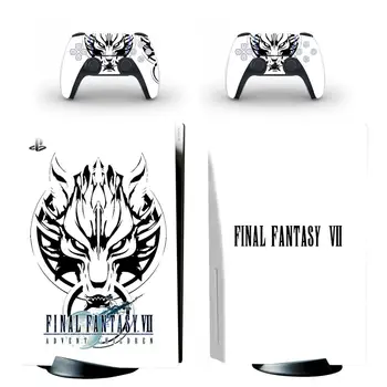 Final Fantasy PS5 Padrão de Disco Edição Pele Adesivo Decalque da Tampa para PlayStation 5 Consola e o Controlador de PS5 Pele Adesivo Vinil