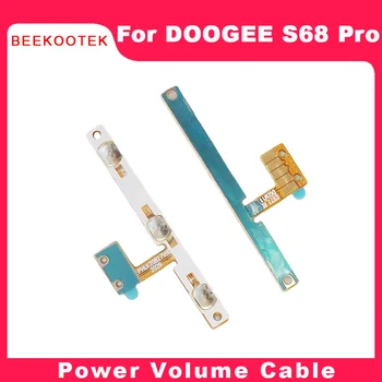 BEEKOOTEK Novo Original Power on/off+ Volume FPC Tecla para cima/para baixo o botão de cabo do cabo flexível da FPC Para Doogee S68 Pro S68Pro Telefone Inteligente