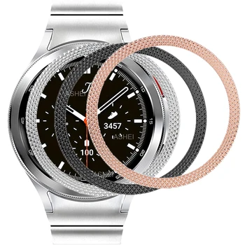 Aro para Samsung Galaxy Watch 4 Classic aro loop Anti-risco Adesivo Capa para galaxy watch 4 Quadro clássico aro