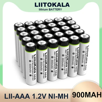 2-20PCS Original LiitoKala 1,2 V AAA 1000mAh Recarregável de NiMH Bateria de Lanterna, Brinquedos de controle Remoto