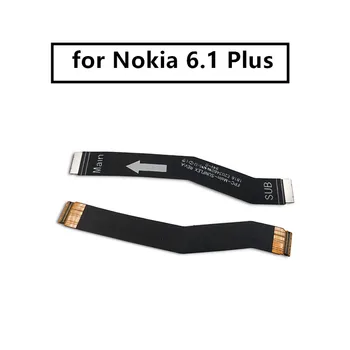 Nokia 6.1 plus placa-mãe, cabo do Cabo flexível da Lógica da Placa Principal placa principal se Conectar LCD, cabo do Cabo flexível da Fita de Reparação de Peças de Reposição