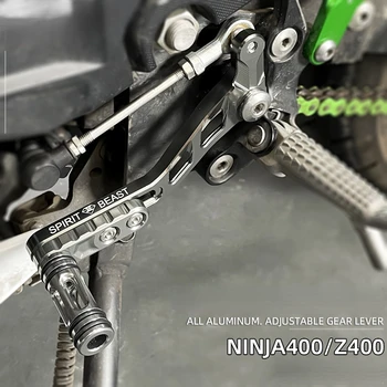 Moto Kawasaki Z400 ajustável alavanca de mudança de montagem de motocicletas ninja400 estendido alavanca de mudança