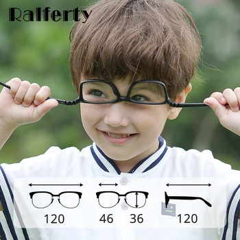 Ralferty Crianças Óculos de Armação Flexível TR90 de Sílica gel Óculos Com Correia Miopia de Óptica, Óculos, Óculos de Moldura K306